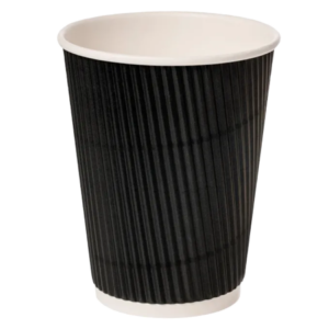 Black Throw Away Cup