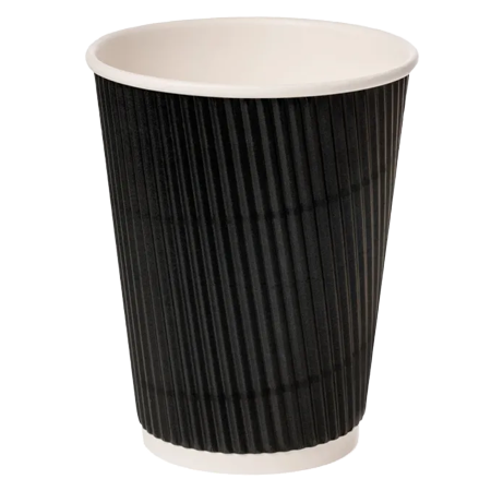 Black Throw Away Cup