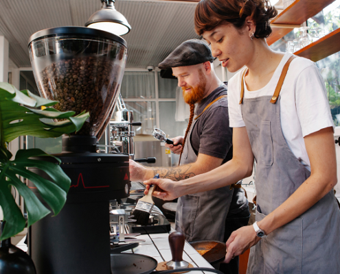 Coffee machine training